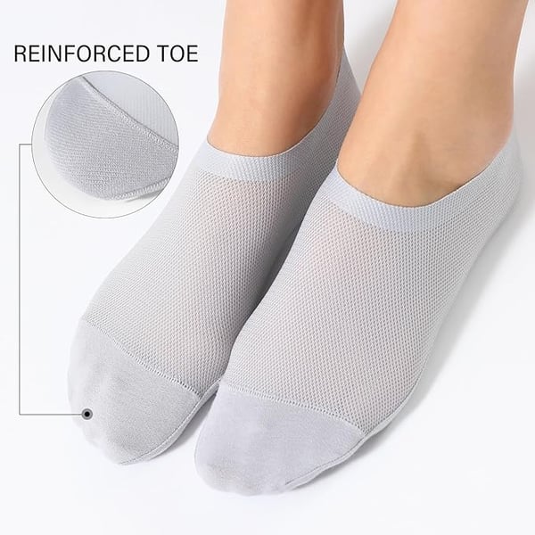 🔥Ultradünne Liner-Socken, rutschfeste Füßlinge aus Nylon
