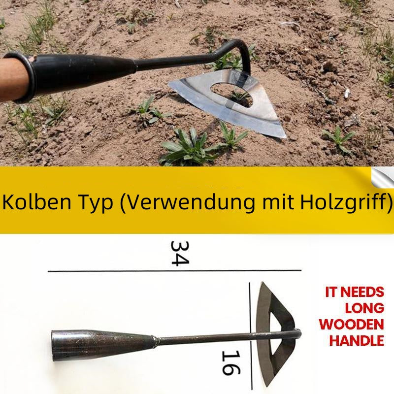 Handheld Gehärtete Hohl Hacke aus Ganzstahl