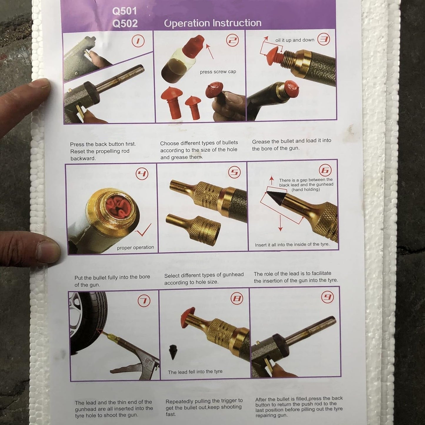 🔥Verkauf zum halben Preis 🔥Schnellreparatur-Reifenwerkzeug Flickzeug!