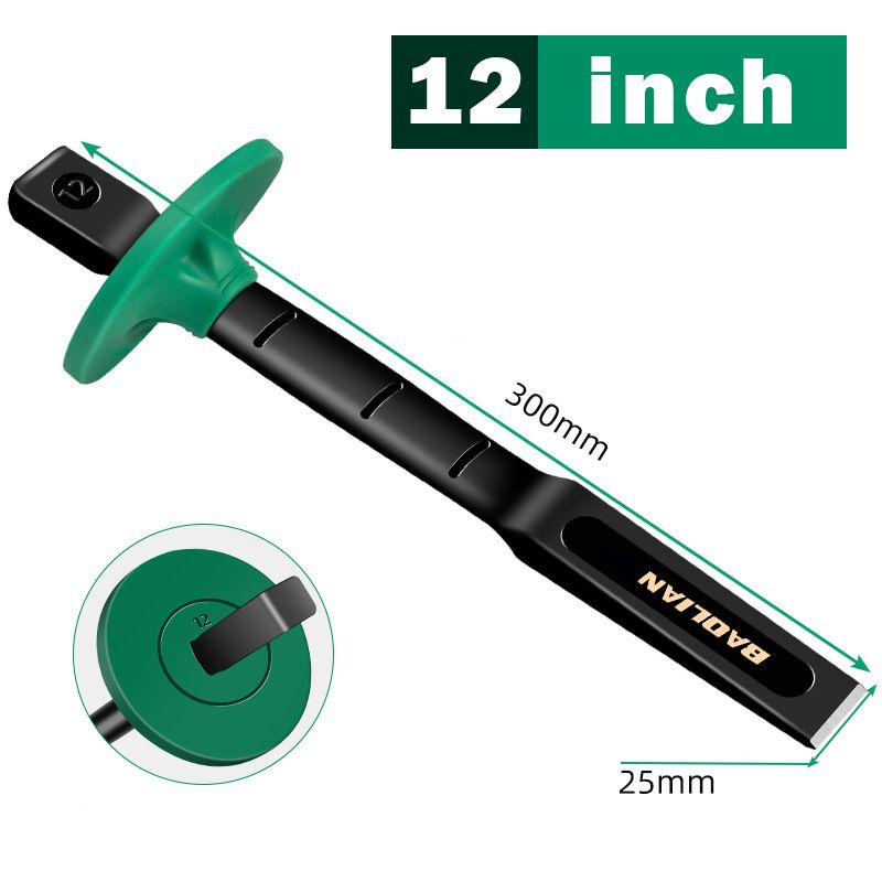 Heavy Duty Flat Meisel mit Hand Guard
