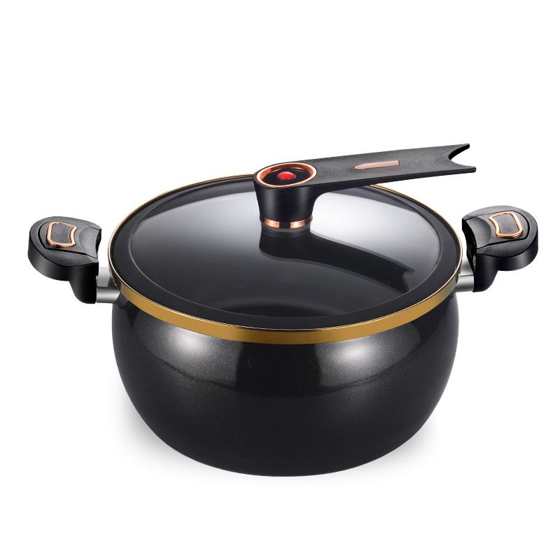 🌟Kitchen Essentials🏠️🧑🍳Antihaftbeschichteter Emaille-Mikrodrucktopf