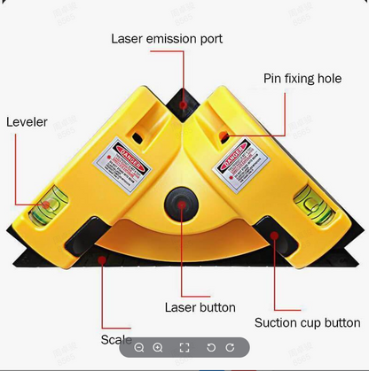 Rechtwinkellaser Linieninstrument