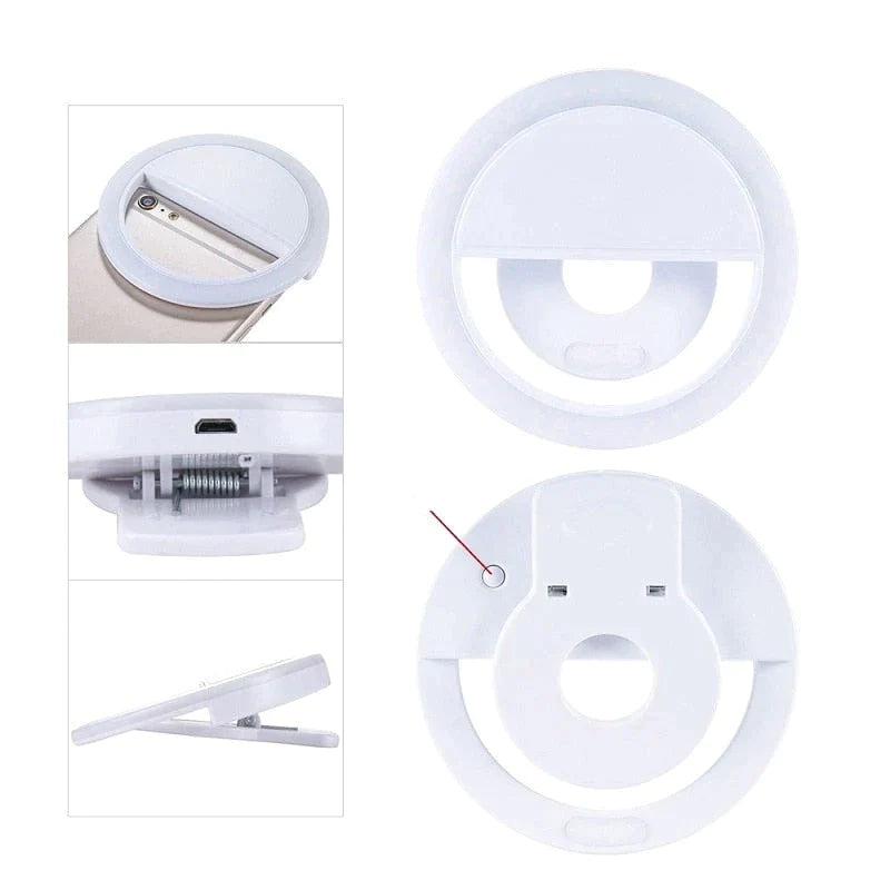 Clip-On Selfie Ring Light