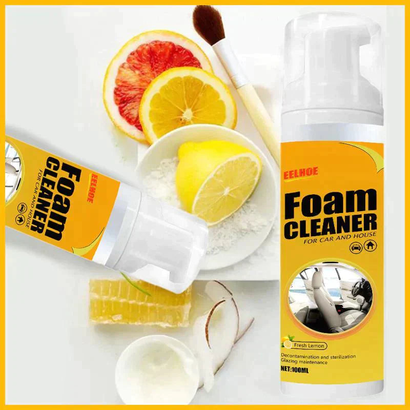 🔥 2024 Neujahrs-Verkauf-Auto Magic Foam Cleaner+Schwamm Bürste