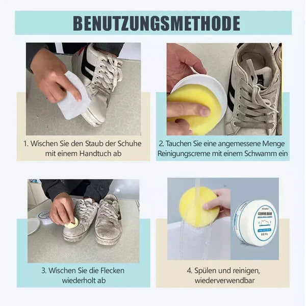 Multifunktionale Schuh-Reinigungscreme