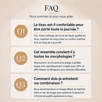 ✨ UN LOOK COMPLET SANS EFFORT | Combinaison Femme à Encolure Carrée & Jambes Larges -53 %
