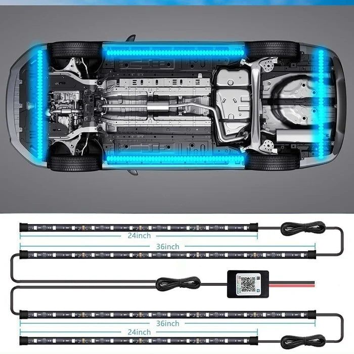 Flexible, wasserdichte RGB-LED-Streifenleuchten für das Fahrgestell