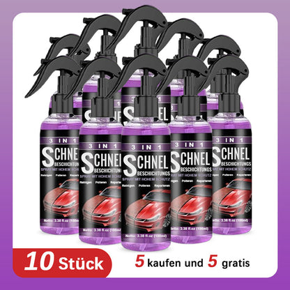 3 in 1 Schnellbeschichtungsspray mit hohem Schutz