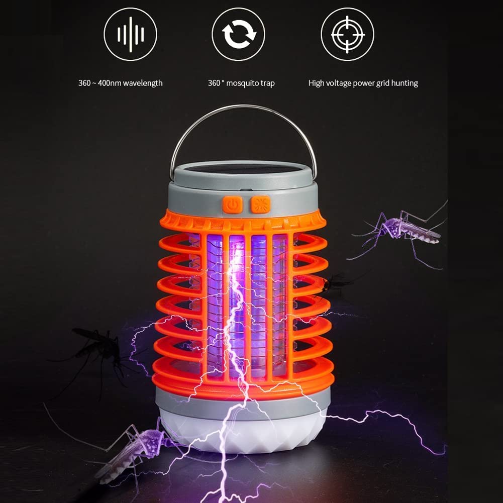 💥Multifunktionale Solar Camping Mosquito Killer Lampe