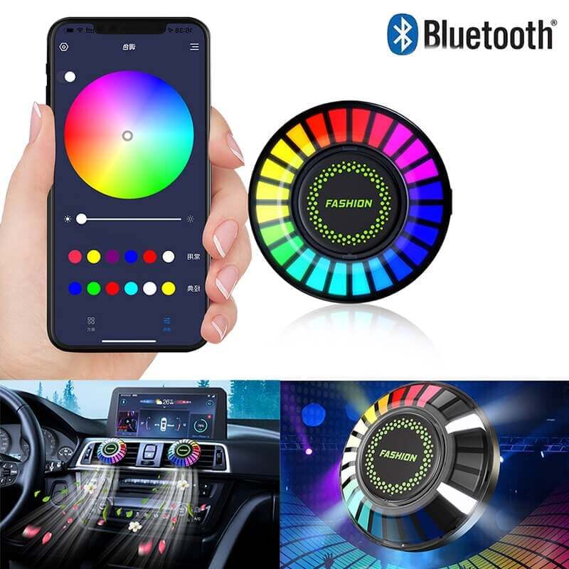 Auto Duft Aromatherapie Licht LED RGB APP Steuerung Intelligent Ambient Music Rhythm Lampe