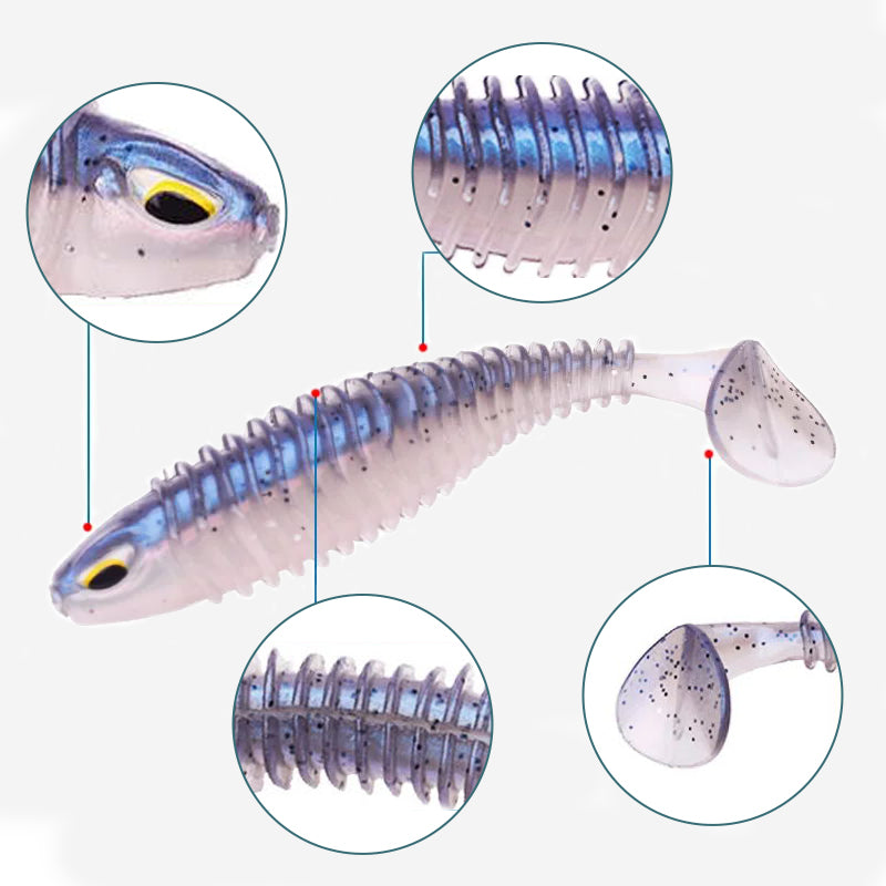 🎣🔥🔥 Fischköder mit rotierendem Schwanz 🐟🐟