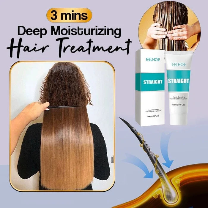 (Kaufen Sie 2 und erhalten Sie 1 gratis)Keratin Haarglättungscreme