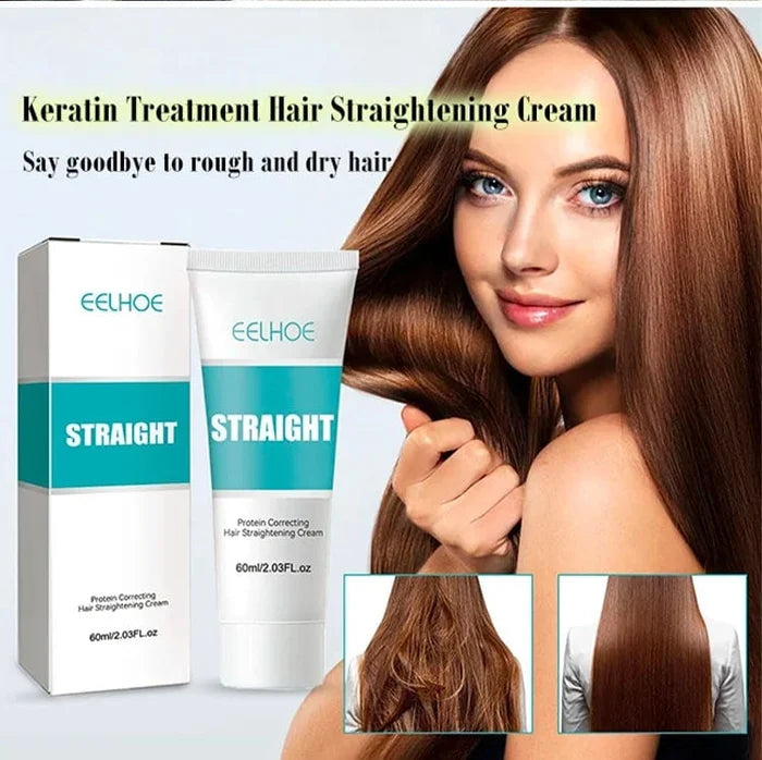 (Kaufen Sie 2 und erhalten Sie 1 gratis)Keratin Haarglättungscreme