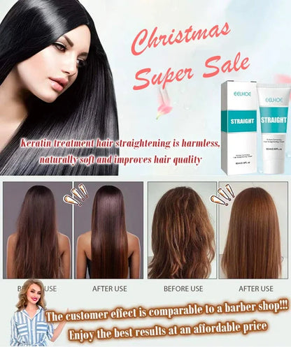 (Kaufen Sie 2 und erhalten Sie 1 gratis)Keratin Haarglättungscreme