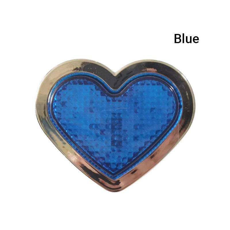 Heart Shaped Car Decor Accessories Flashing LED Signal Light