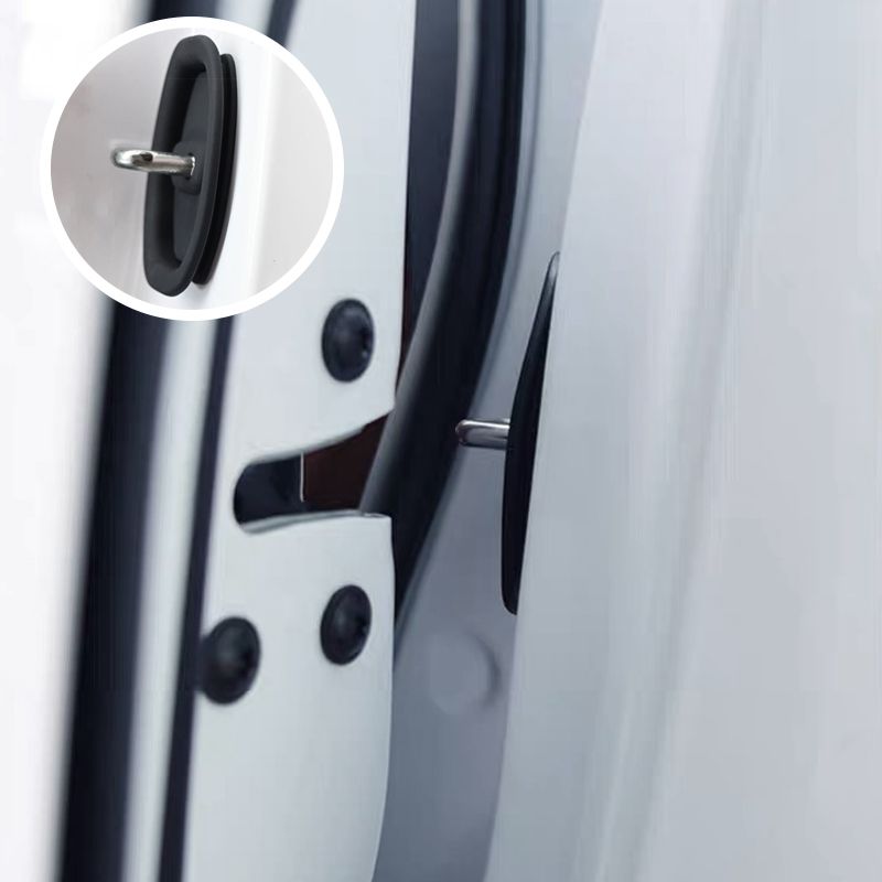 Car Door Lock Silicone Cover - Sound Dampening Pad