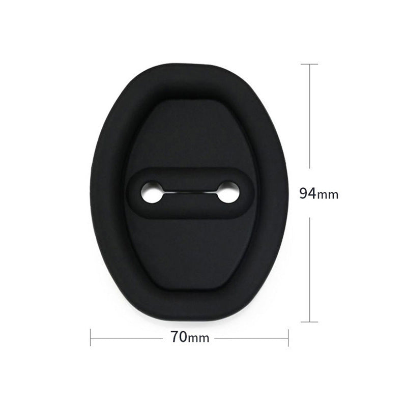 Car Door Lock Silicone Cover - Sound Dampening Pad