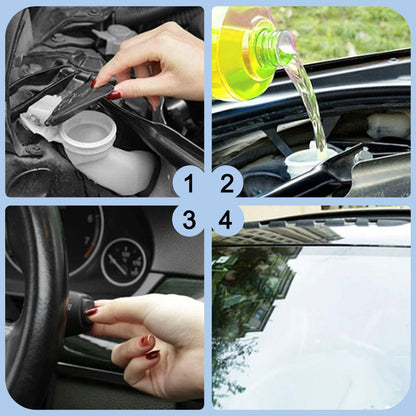 🚗Large Capacity Strong Antifreeze Glass Cleaner✨