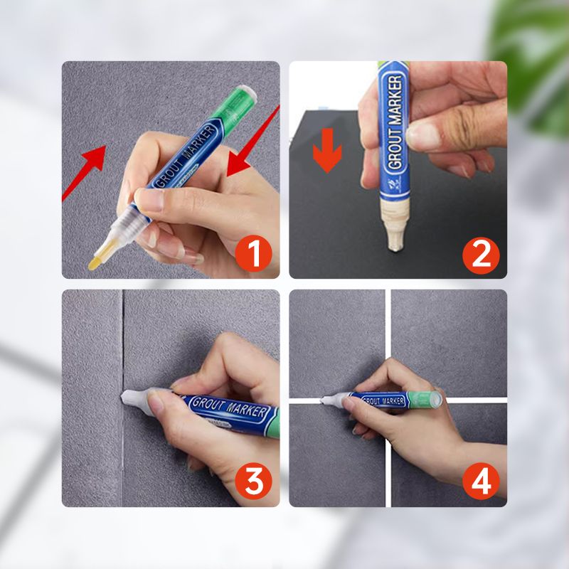 Waterproof Tile Grout Paint Pen