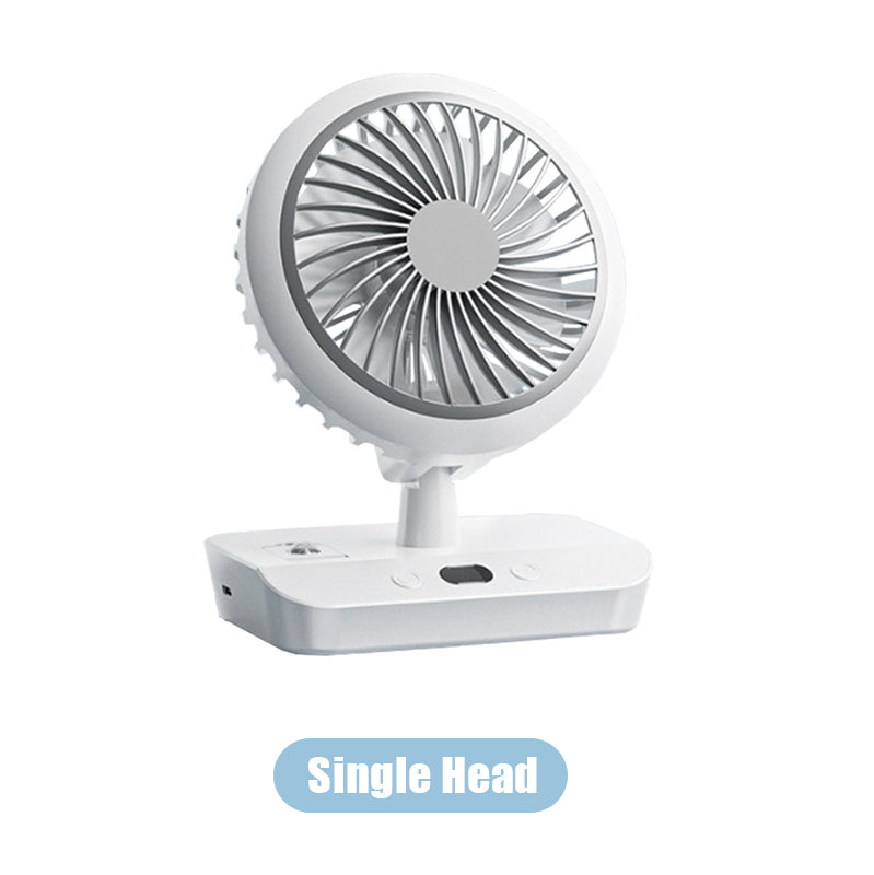 🔥 Sommer Hot Sale 🔥 Desktop Oszillierender Dual Head Lüfter