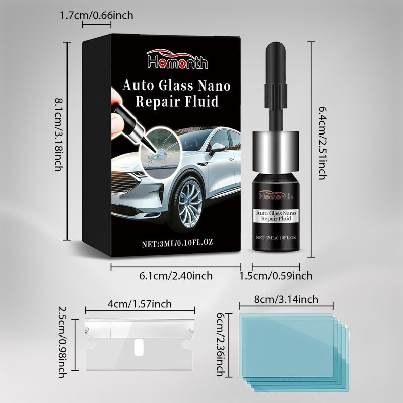 Auto-Glas-Nano-Reparaturflüssigkeit-Kit