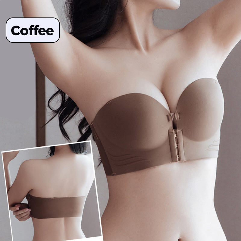 Frauen-BH mit Anti-Rutsch-Vorderverschluss und Strapless-Design