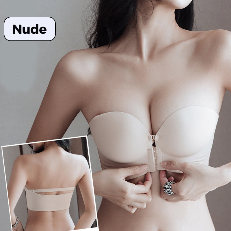 Frauen-BH mit Anti-Rutsch-Vorderverschluss und Strapless-Design