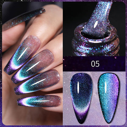 Super Galaxie Nagellack mit Katzenaugen-Effekt