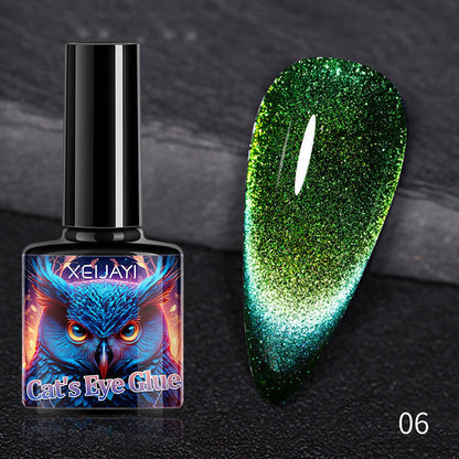 Super Galaxie Nagellack mit Katzenaugen-Effekt