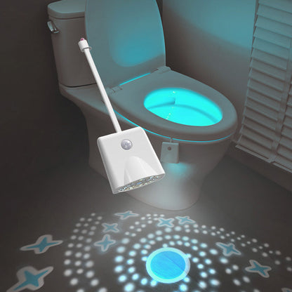 Wasserdichtes, wiederaufladbares LED-Toiletten-Nachtlicht