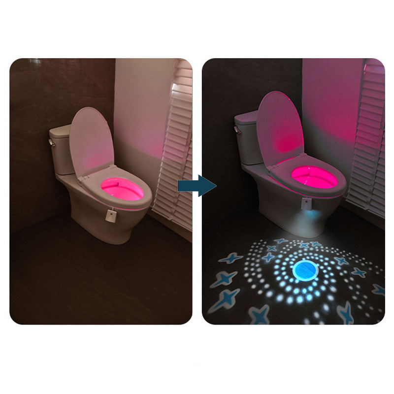 Wasserdichtes, wiederaufladbares LED-Toiletten-Nachtlicht