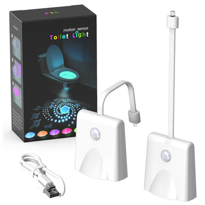 Wasserdichtes, wiederaufladbares LED-Toiletten-Nachtlicht