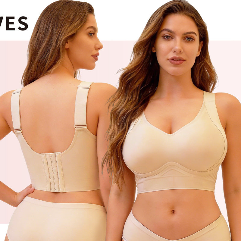 👙 PROMO FLASH 50% ! ✨Soutien-gorge sans Coutures à Couverture Totale – Bretelles 3cm, Lissage Dos/Côtés, Bonnets B-F, Rembourrages Amovibles 🍃