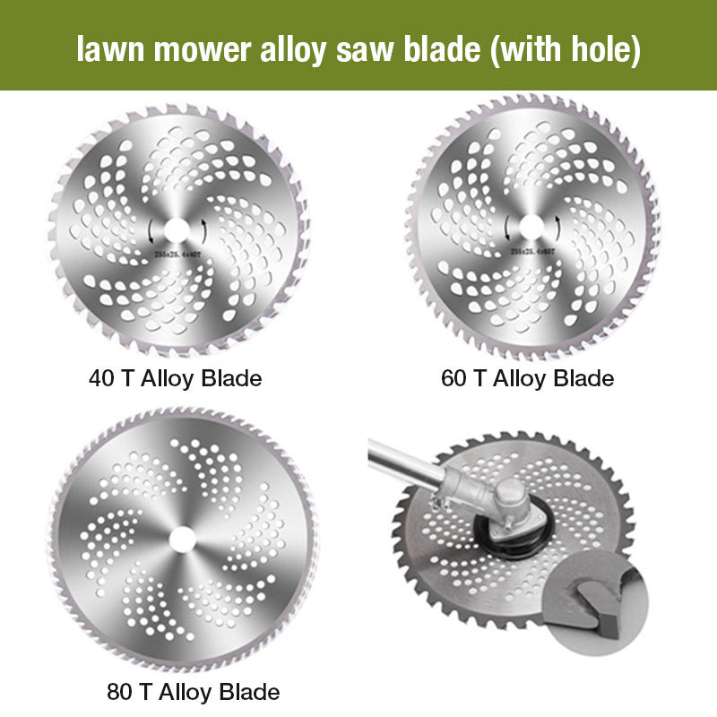 Lawn mower alloy saw blade (40 teeth, 60 teeth, 80 teeth)