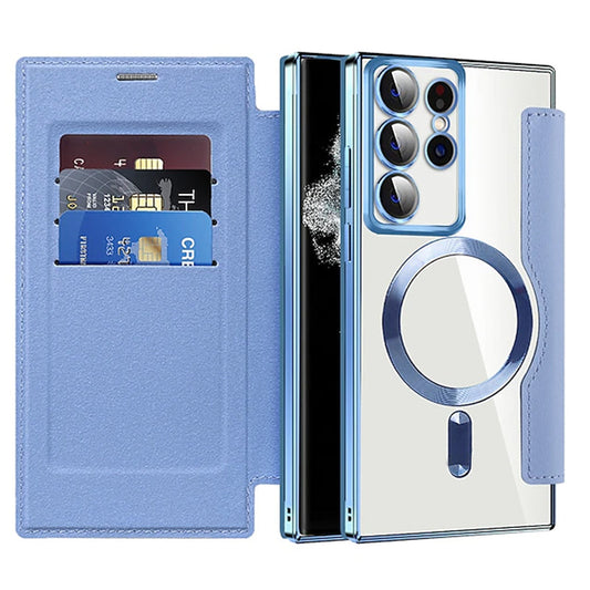 😎📱Geschenk Wahl-neue Leder texturierte Flip-Telefon Fall für Samsung