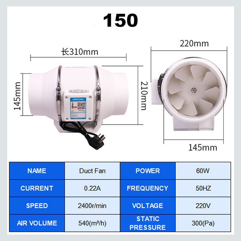 Pressurized Duct Fan✈️Free Versand auf alle Modelle📦