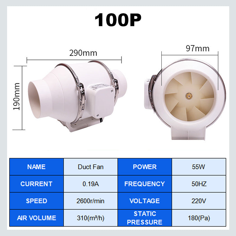 Pressurized Duct Fan✈️Free Versand auf alle Modelle📦