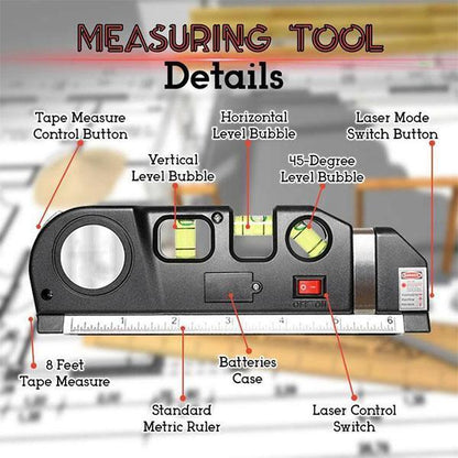 4 in 1 Laser-Messgerät